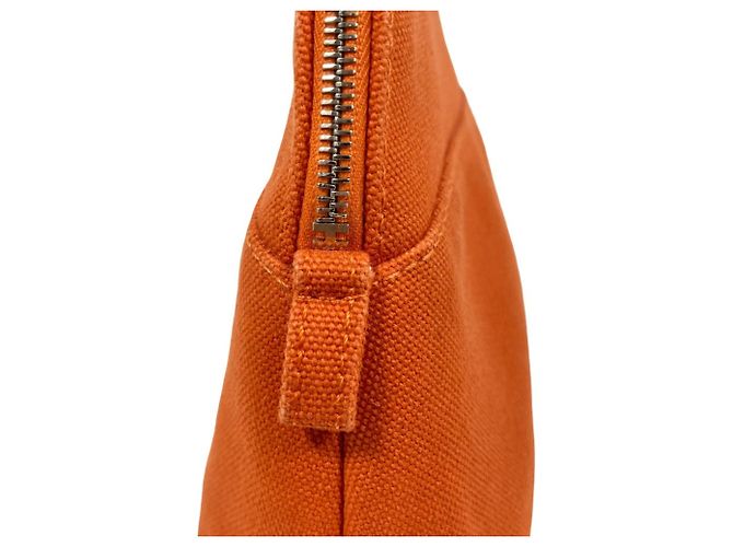 Hermès Hermes Bolide Pouch 20 in Orange Arancione - vista 11