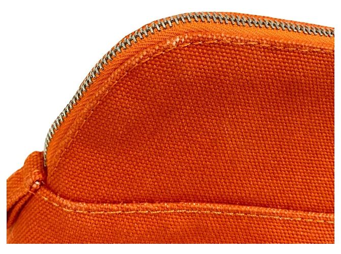 Hermès Hermes Bolide Pouch 20 in Orange Arancione - vista 13