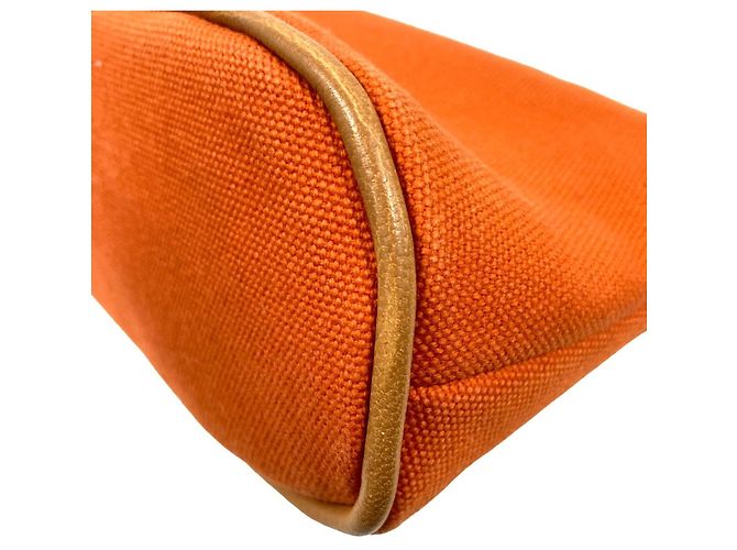 Hermès Hermes Bolide Pouch 20 in Orange Arancione - vista 14