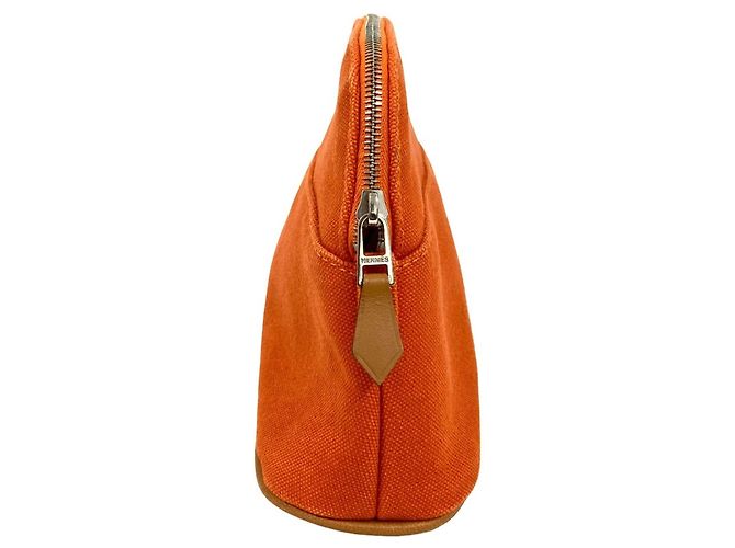 Hermès Hermes Bolide Pouch 20 in Orange Arancione - vista 3