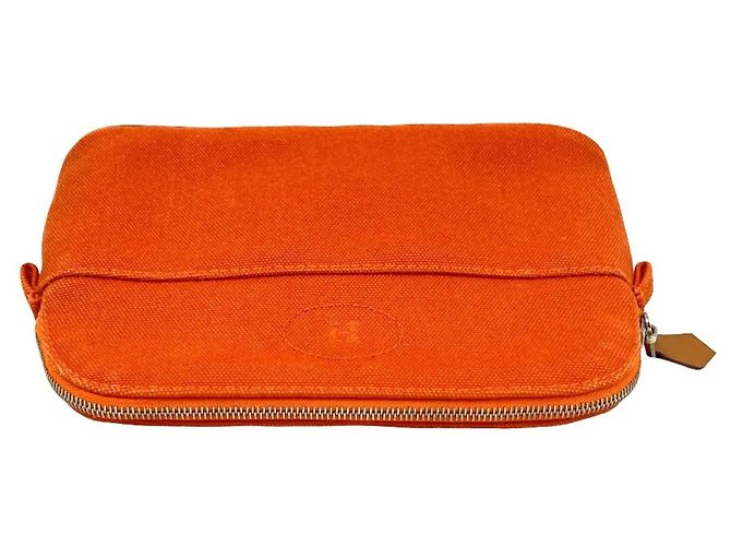 Hermès Hermes Bolide Pouch 20 in Orange Arancione - vista 5