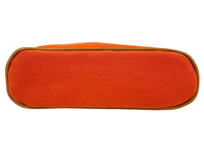 Hermès Hermes Bolide Pouch 20 in Orange Arancione - vista 6
