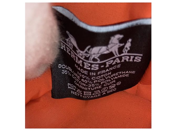 Hermès Hermes Bolide Pouch 20 in Orange Arancione - vista 9