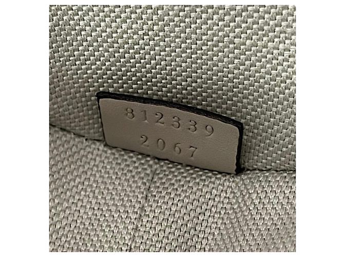 Clutch Gucci GG Shima Mirror Effect Argento - vista 12