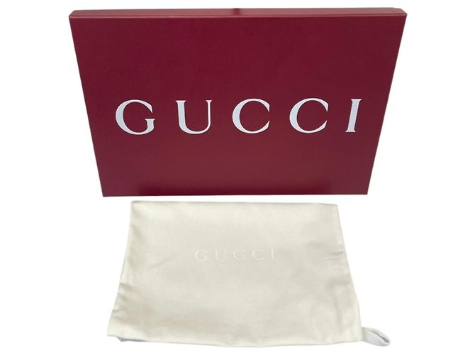 Clutch Gucci GG Shima Mirror Effect Argento - vista 13