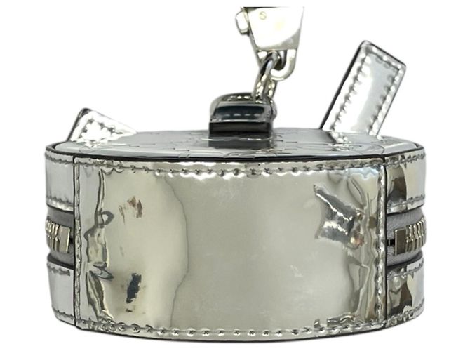 Clutch Gucci GG Shima Mirror Effect Argento - vista 8