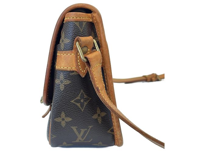 Borsa a tracolla Louis Vuitton Monogram Sologne Marrone - vista 2