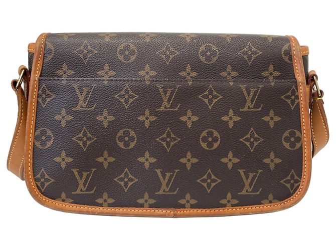 Borsa a tracolla Louis Vuitton Monogram Sologne Marrone - vista 3