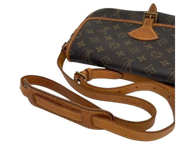Borsa a tracolla Louis Vuitton Monogram Sologne Marrone - vista 7