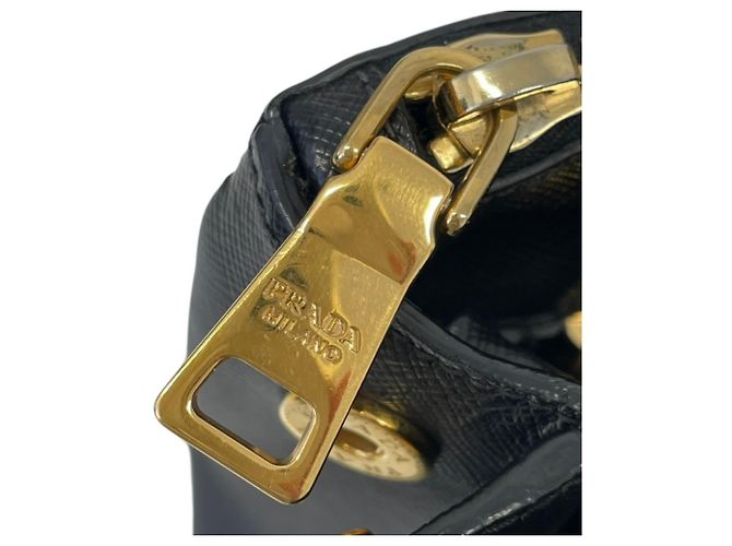 Borsa a mano/Borsa a tracolla Prada Galleria in pelle Saffiano Nero - vista 11