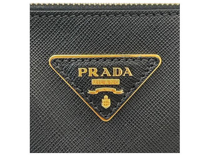 Borsa a mano/Borsa a tracolla Prada Galleria in pelle Saffiano Nero - vista 13
