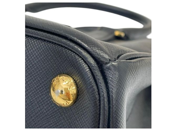 Borsa a mano/Borsa a tracolla Prada Galleria in pelle Saffiano Nero - vista 17