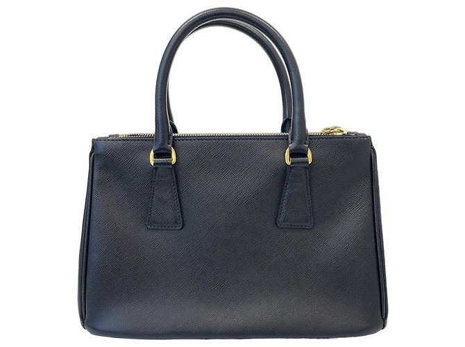Borsa a mano/Borsa a tracolla Prada Galleria in pelle Saffiano Nero - vista 2