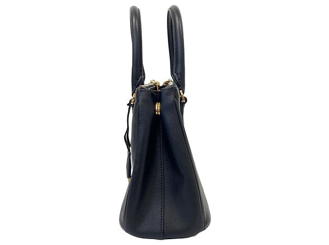 Borsa a mano/Borsa a tracolla Prada Galleria in pelle Saffiano Nero - vista 3