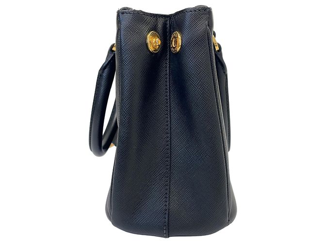 Borsa a mano/Borsa a tracolla Prada Galleria in pelle Saffiano Nero - vista 5