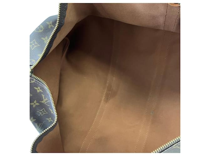 Borsa Boston Louis Vuitton Monogram Keepall 50 Marrone - vista 12