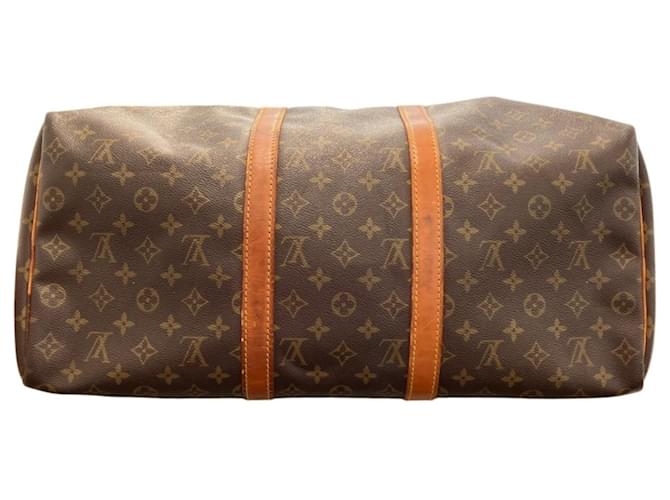 Borsa Boston Louis Vuitton Monogram Keepall 50 Marrone - vista 4