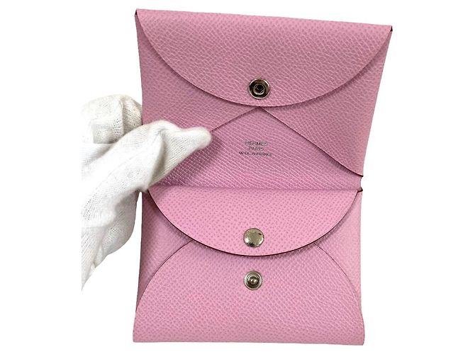 Hermès HERMES Calvi Duo Veau Epsom Tarjetero - vista 4