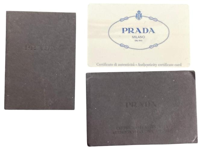 Borsa Prada Tessuto Impuntu Rosso - vista 9
