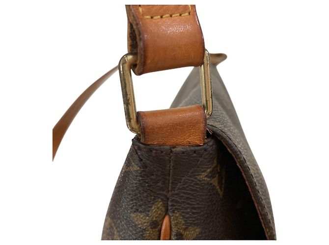 Borsa a tracolla Louis Vuitton Monogram Musette Marrone - vista 14