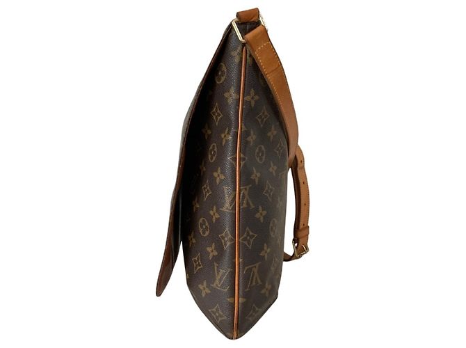 Borsa a tracolla Louis Vuitton Monogram Musette Marrone - vista 2