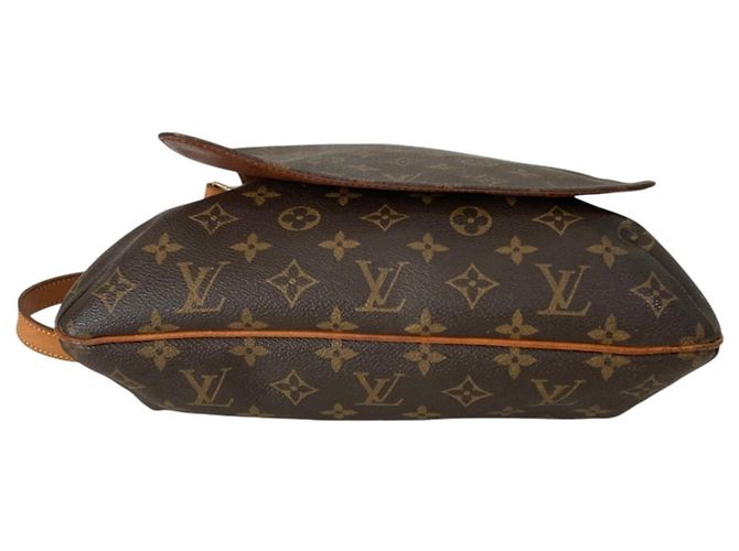 Borsa a tracolla Louis Vuitton Monogram Musette Marrone - vista 5
