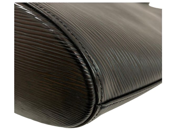 Borsa Louis Vuitton Noctambule in pelle Epi Nero - vista 11