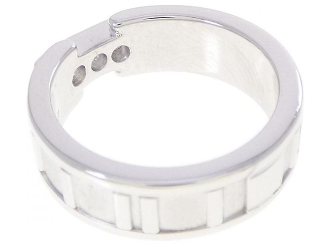 Tiffany & Co Anello Tiffany Atlas Band in oro bianco 18K - vista 3