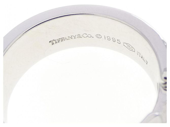 Tiffany & Co Anello Tiffany Atlas Band in oro bianco 18K - vista 4