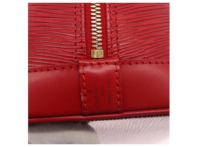 Louis Vuitton Alma Epi Leather PM Rosso - vista 6