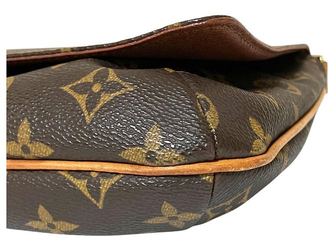 Louis Vuitton Musette Tango Monogram Schultertasche Braun - Ansicht 6