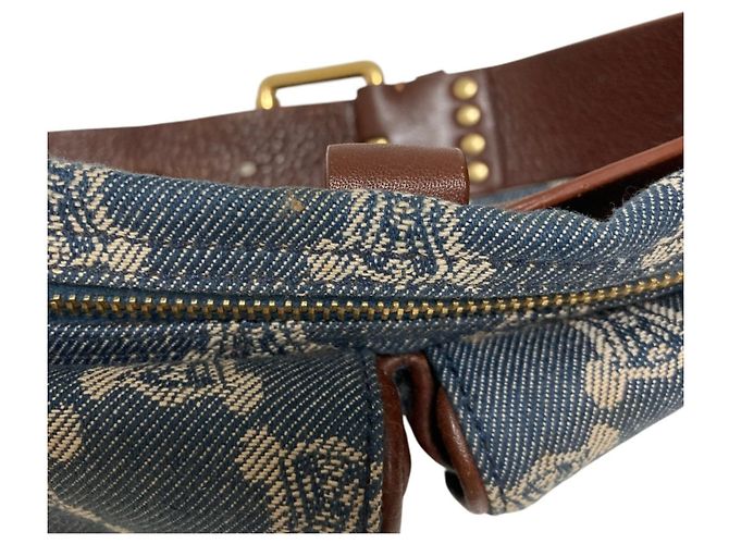 Céline Borsello da vita Celine Macadam Denim Blu - vista 8