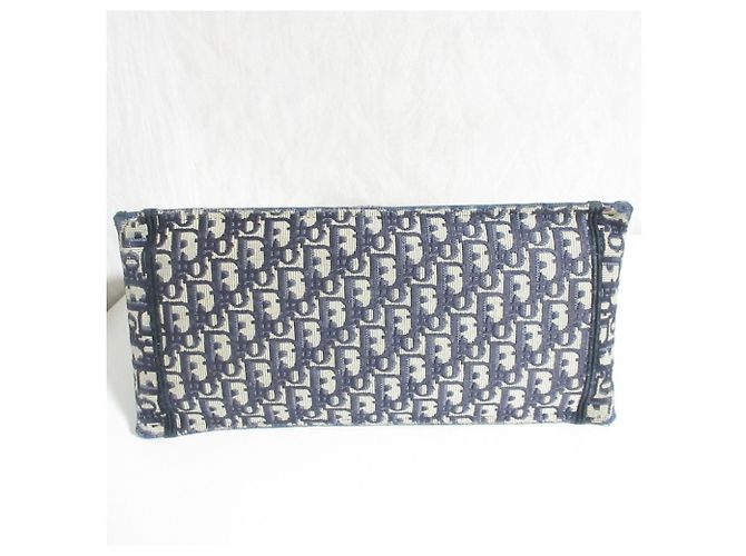 Borsa a mano Christian Dior Oblique Book Tote Blu navy - vista 5