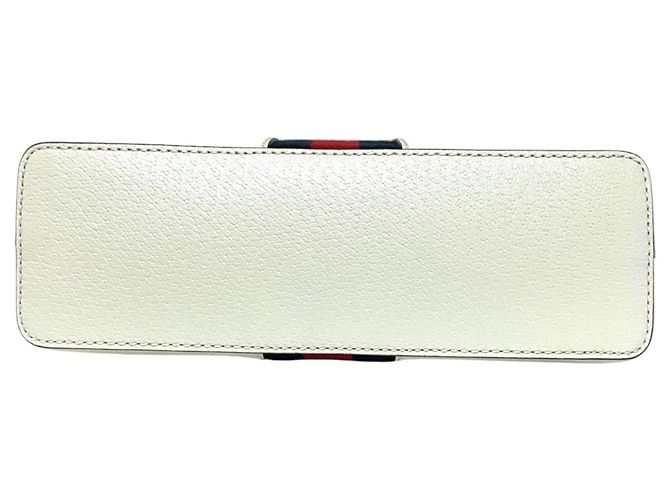 Borsa a tracolla Gucci GG Marmont Ophidia Sherry Line Bianco sporco - vista 4