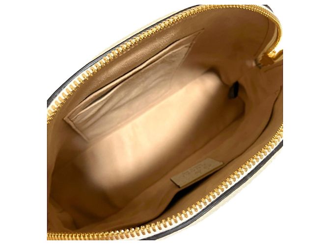Borsa a tracolla Gucci GG Marmont Ophidia Sherry Line Bianco sporco - vista 6