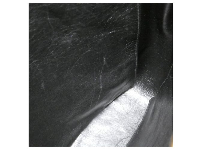 Timeless Bolso de hombro Chanel de piel de becerro granulada negra Negro - vista 10