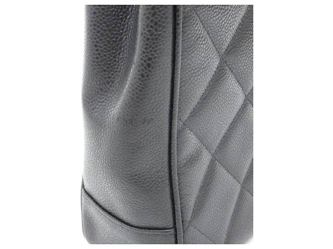 Timeless Bolso de hombro Chanel de piel de becerro granulada negra Negro - vista 5