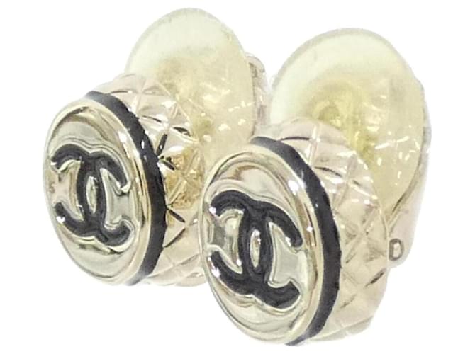 Orecchini a clip Chanel neri e oro Nero D'oro - vista 2