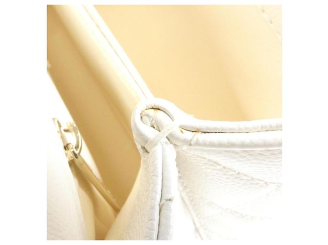 Borsa Chanel 92990 Bianca in pelle di vitello grana Bianco - vista 9