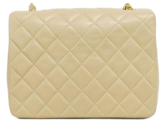 Borsa a tracolla Chanel 01163 Dark Beige - vista 2