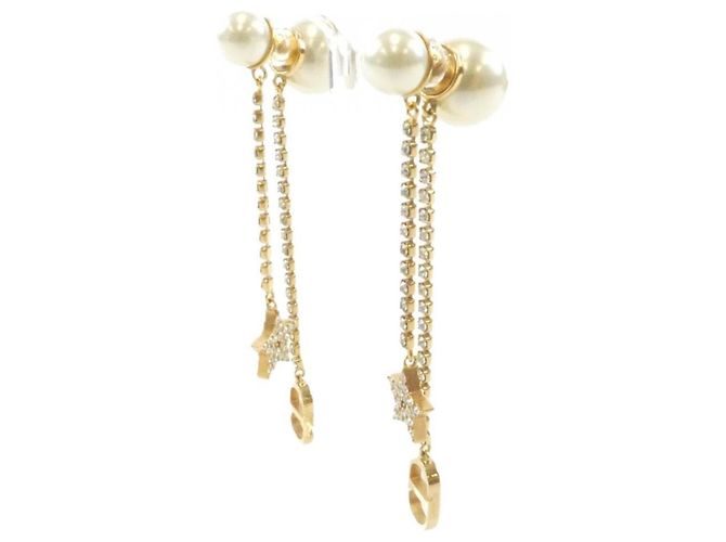 Orecchini Christian Dior Tribal E1270TRICY Bianco D'oro - vista 2