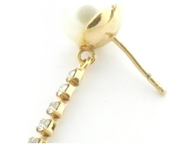 Orecchini Christian Dior Tribal E1270TRICY Bianco D'oro - vista 4