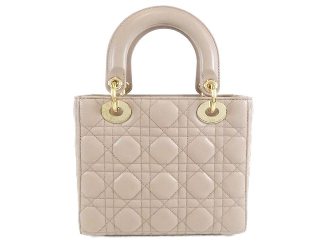 Borsa a mano Christian Dior My Lady Small Beige - vista 2