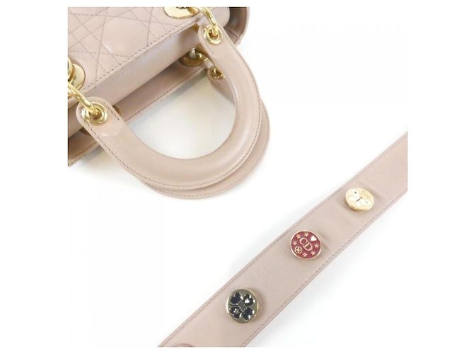 Borsa a mano Christian Dior My Lady Small Beige - vista 6