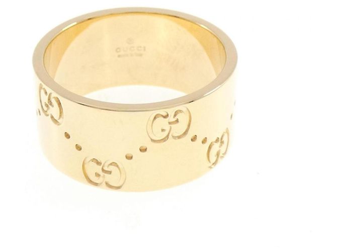 Anello Gucci Icon in oro giallo D'oro - vista 2