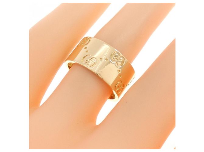 Anello Gucci Icon in oro giallo D'oro - vista 4