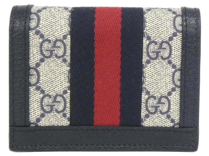 Cartera bi-fold Gucci Ophidia Azul Beige - vista 2