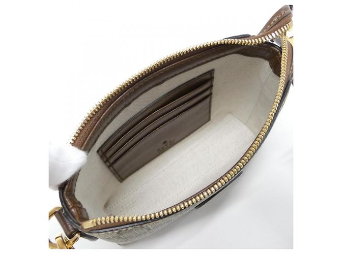 Borsa a tracolla Gucci INTERLOCKING G Marrone Beige - vista 6