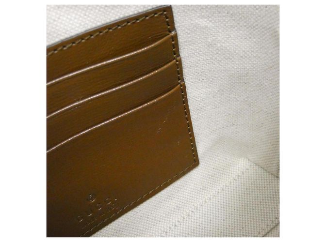 Borsa a tracolla Gucci INTERLOCKING G Marrone Beige - vista 7