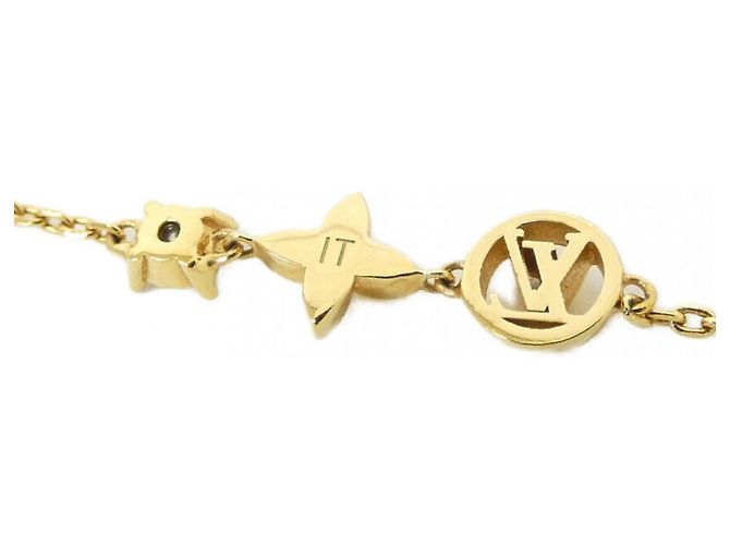 Bracciale Petit Charm Louis Vuitton D'oro - vista 3